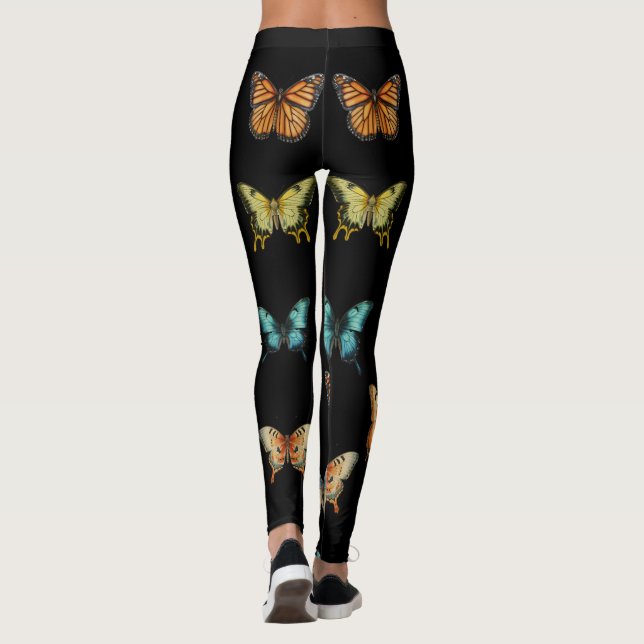 Diversas mariposas Delight Leggings (Reverso)