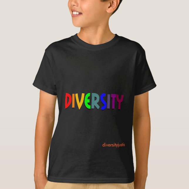 Diversidad (arco iris) (la camisa del niño (Anverso)