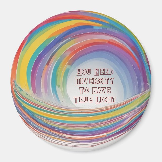 Diversidad de IA y verdadero imán ligero (Frente)