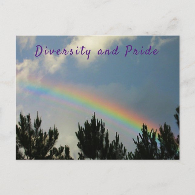 Diversidad y postal del Orgullo (Anverso)
