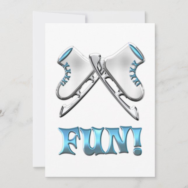 Diversión al patinaje sobre hielo (Anverso)