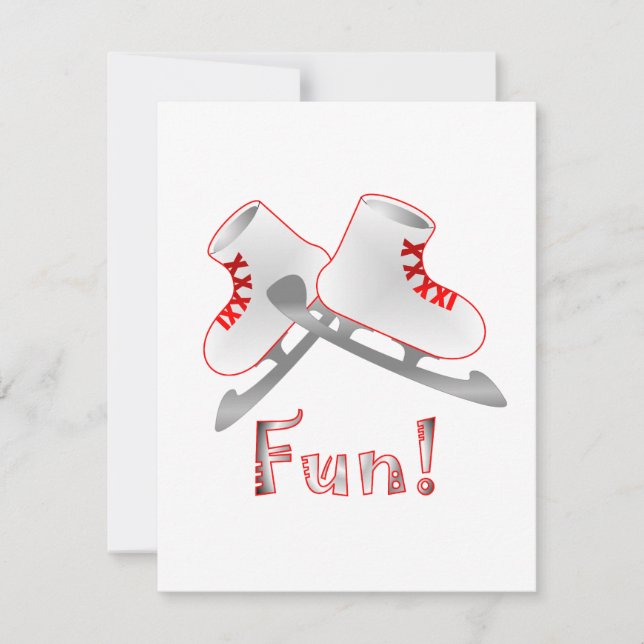 Diversión al patinaje sobre hielo (Anverso)