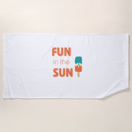 Diversión al sol. Toalla de playa