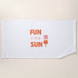 Diversión al sol. Toalla de playa