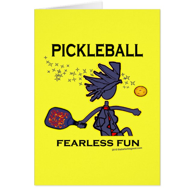 Diversión audaz de Pickleball (Frente)