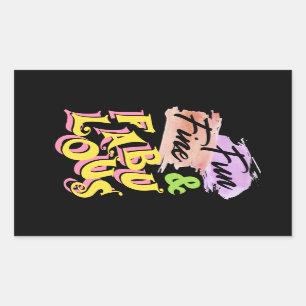 DIVERSIÓN, BIEN Y FABULOSO - Pegatinas divertidos