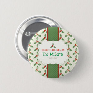 ¡DIVERSIÓN! Botón de Navidad - Personalizado - Agr