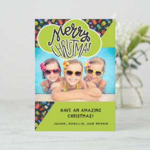 Diversión Caprichosa Foto Personalizada Navidad In
