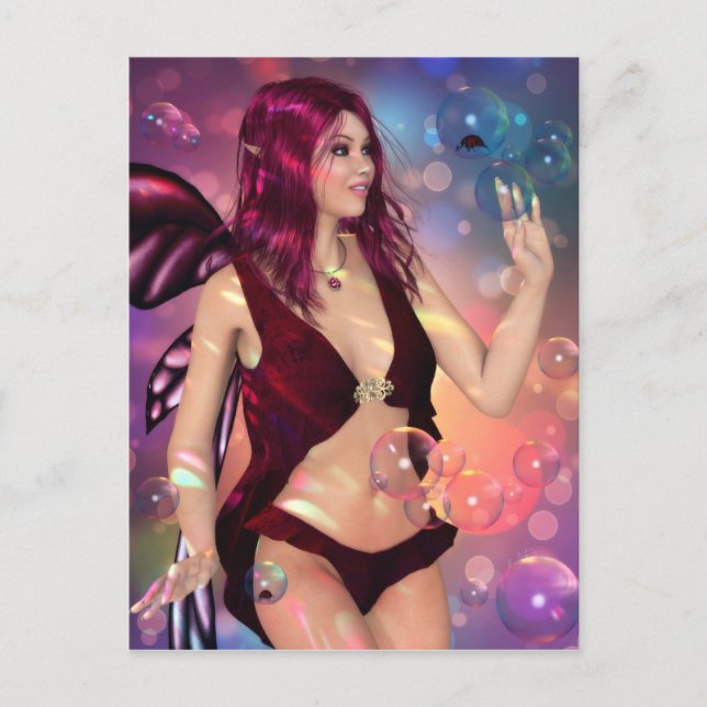 Diversión con la tarjeta postal de fallos y burbuj (Anverso)