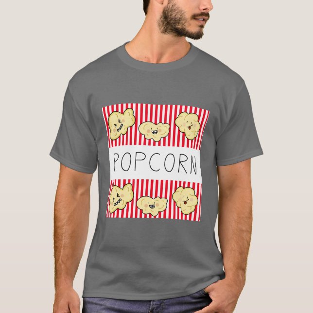 Diversión con Palomitas de Maíz – Camiseta para Am (Anverso)
