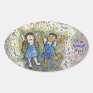 Diversión con Pegatinas del Personalizado de arte 