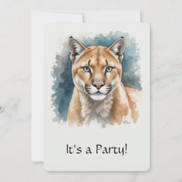 Diversión "Cougar" Invitación de cumpleaños cuesta