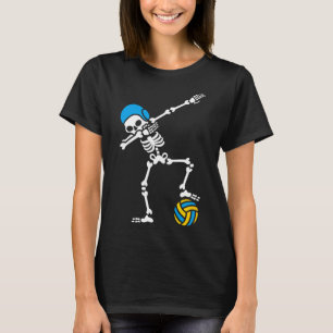 Diversión Dab dabbing skeleton Agua polo Halloween