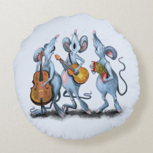 Diversión de almohada redonda de la banda de ratón