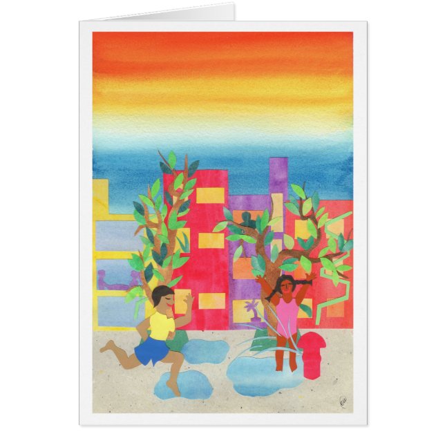 Diversión de la calle del verano (Frente)