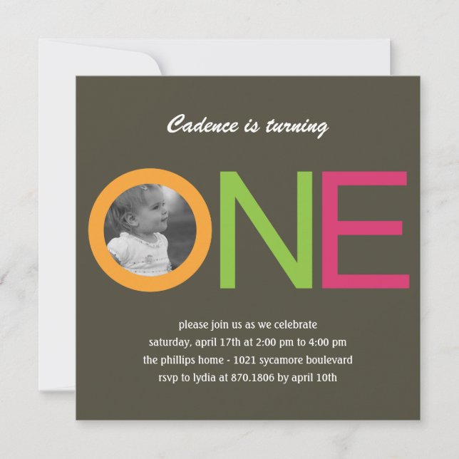 Diversión De Ser Una Invitación De Aniversario De  (Anverso)