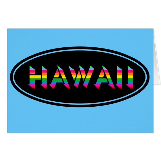 Diversión del azul de Hawaii (Anverso (Horizontal))
