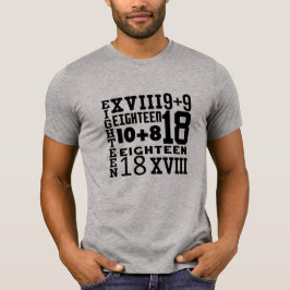 DIVERSIÓN DIECIOCHO CAMISETA DE cumpleaños 18