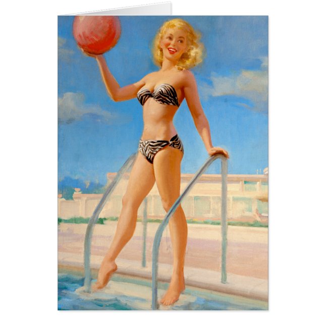 Diversión en el Pin de la piscina para arriba (Frente)