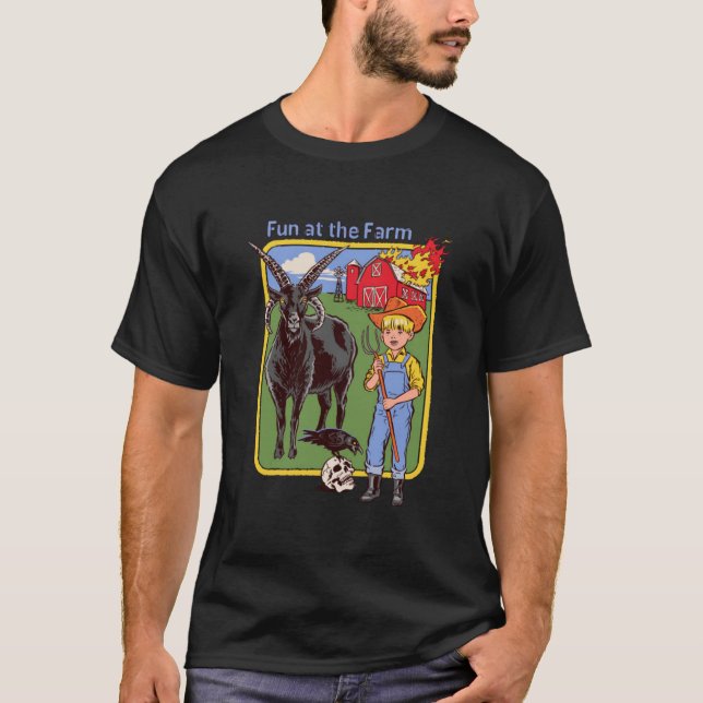 Diversión en la camiseta de la granja (Anverso)