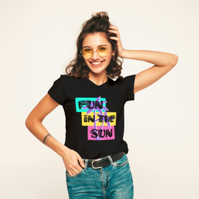 Diversión en la camiseta del sol - Árbol de palmas (Subido por el creador)