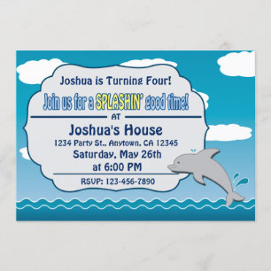 Diversión en la invitación del cumpleaños del