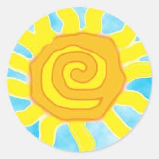 Diversión en los Pegatinas del Sol