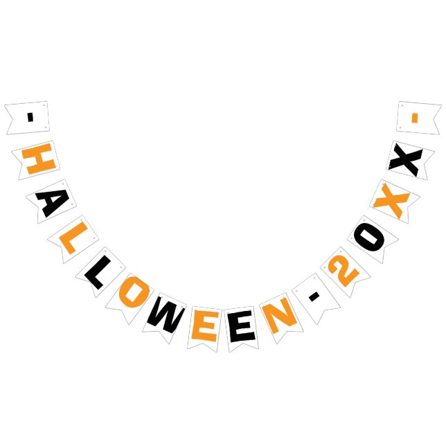 ¡DIVERSIÓN! 🎃 Estandarte de banderines personaliz (Todo)