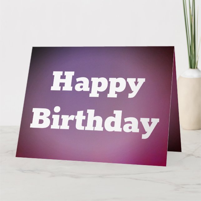 Diversión Feliz Cumpleaños Tarjeta Personalización (Anverso)