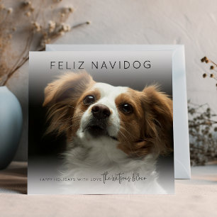 Diversión Feliz Navidog Foto Navidad