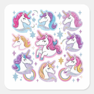 Diversión galáctica: Conjunto de Pegatinas de aven