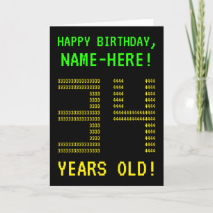 Diversión, Geeky, Nerdy "34 AÑOS DE EDAD!" Tarjeta
