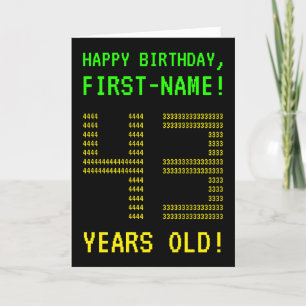 Diversión, Geeky, Nerdy "43 AÑOS DE EDAD!" Tarjeta