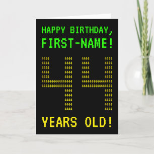 Diversión, Geeky, Nerdy "44 AÑOS DE EDAD!" Tarjeta