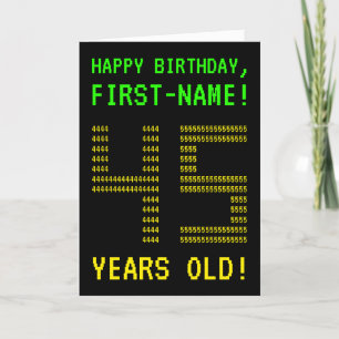Diversión, Geeky, Nerdy "45 AÑOS DE EDAD!" Tarjeta