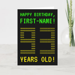 Diversión, Geeky, Nerdy ¡93 AÑOS! Tarjeta de cumpl