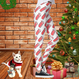 Diversión invernal - ¡Vamos a dormir! Leggings