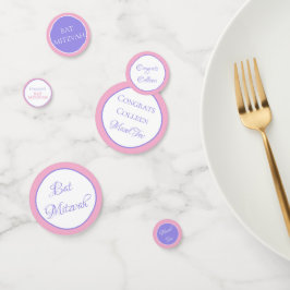 ¡Diversión! Personalizado Bat Mitzvah Confetti