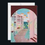 Diversión Portuguesa Feliz Navidad<br><div class="desc">desea a sus seres queridos unas felices fiestas con estas encantadoras tarjetas de Navidad portuguesas ilustradas a mano.</div>