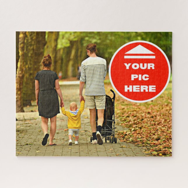¡Diversión! Rompecabezas - Personalizado - 16" x 2 (Horizontal)