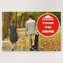 ¡Diversión! Rompecabezas - Personalizado - 20" x 3