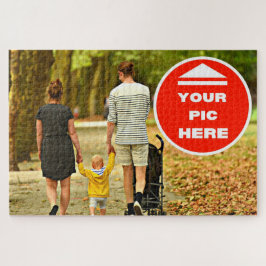 ¡Diversión! Rompecabezas - Personalizado - 20" x 3