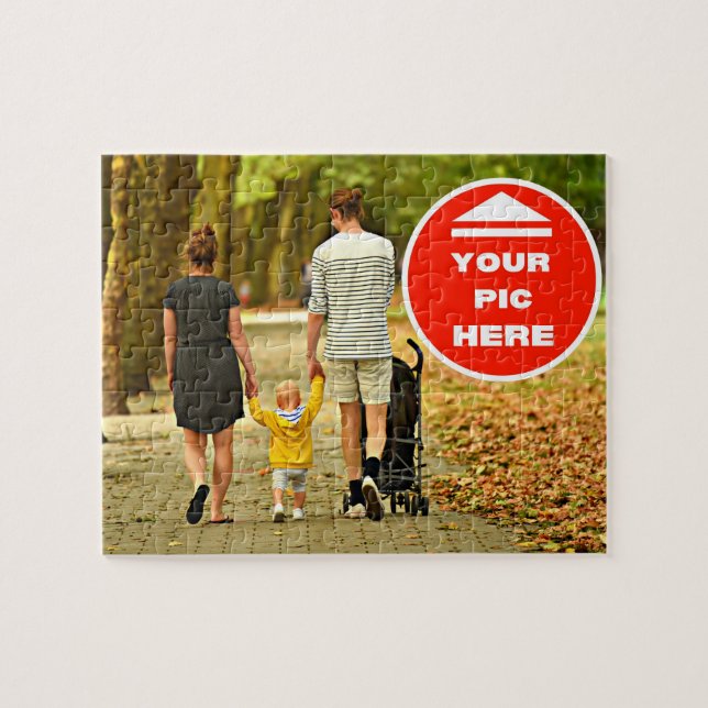 ¡Diversión! Rompecabezas - Personalizado -8" x 10" (Horizontal)