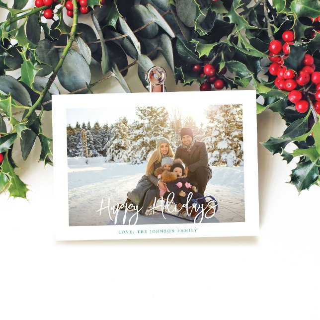 Diversión simple Minimalista Felices vacaciones fo (Subido por el creador)