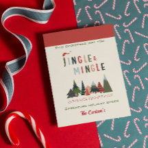 Diversión | Tarjeta fotográfica de Navidad | Árbol