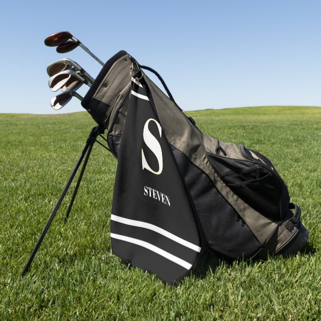 ¡DIVERSIÓN! ⛳ Toalla de Golf Personalizada – Nombr (Verde)