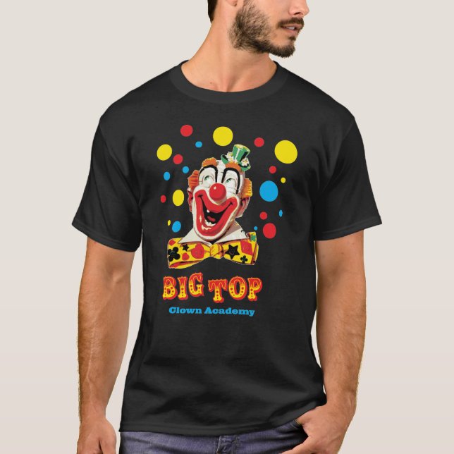 Diversión y camiseta espeluznante del payaso (Anverso)