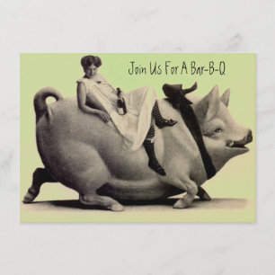 Diversión y invitaciones antiguas festivas de la