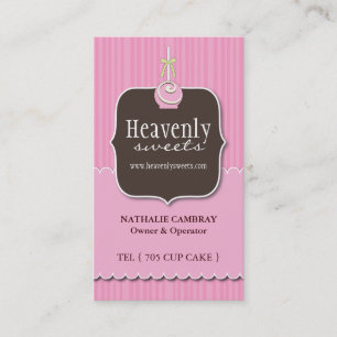 Diversión y tarjeta de visita caprichosa de los