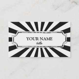 Diversión y tarjeta de visita moderna